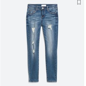 Christa Distressed Skinny Jeans